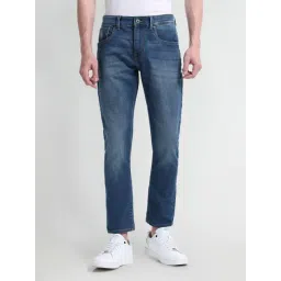 U.S. Polo Assn. Blue Cotton Slim Fit Jeans-picture-14