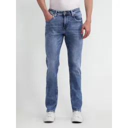 U.S. Polo Assn. Blue Cotton Slim Fit Jeans-picture-47