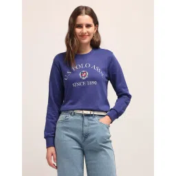 U.S. Polo Assn. Blue Graphic Print Sweatshirt-picture-24