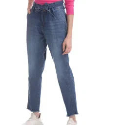 U.S. Polo Assn. Blue Lightly Washed High Rise Jeans-picture-33