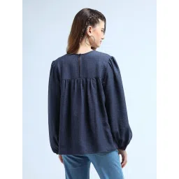 U.S. Polo Assn. Blue Printed Top image 2