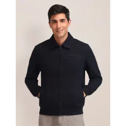 U.S. Polo Assn. Blue Regular Fit Logo Printed Jacket-picture-19