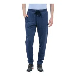 U.S. Polo Assn. Blue Regular Fit Self Pattern Joggers-picture-30