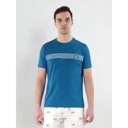 U.S. Polo Assn. Blue Striped Lounge T-Shirt-picture-47