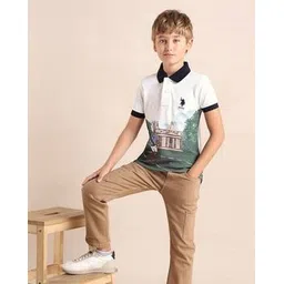 u.s. polo assn. Boy Graphic Polo T-shirt-picture-19