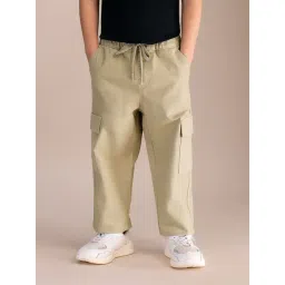 U.S. Polo Assn. Boys Beige Cotton Cargos-picture-22