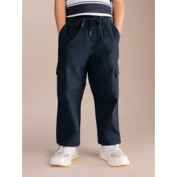 U.S. Polo Assn. Boys Blue Cotton Cargos-picture-43