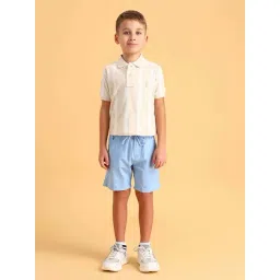 U.S. Polo Assn. Boys Blue Cotton Printed Shorts-picture-11
