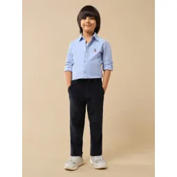 U.S. Polo Assn. Boys Blue Cotton Shirt-picture-10