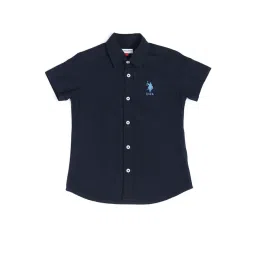 U.S. Polo Assn. Boys Blue Cotton Shirt image 5