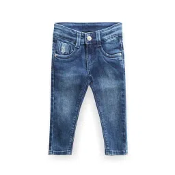 U.S. Polo Assn. Boys Blue Solid Jeans-picture-44