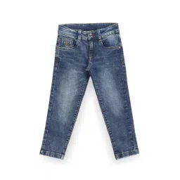 U.S. Polo Assn. Boys Blue Solid Jeans-picture-28