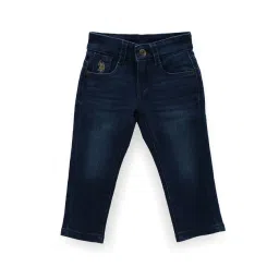 U.S. Polo Assn. Boys Blue Solid Jeans-picture-45