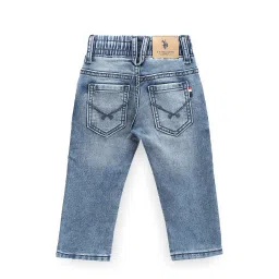 U.S. Polo Assn. Boys Blue Solid Jeans image 2