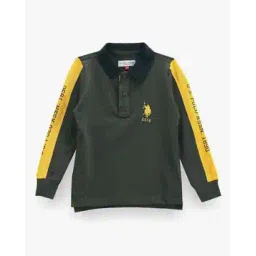 u.s. polo assn. Boys Brand Print Regular Fit Cotton Polo T-Shirt-picture-15