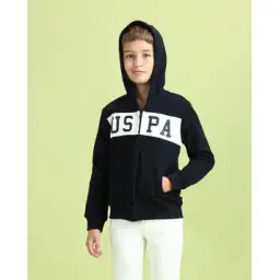 us polo assn. Boys Brand Print Regular Fit Zip-Front Hoodie-picture-47