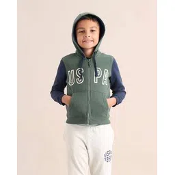 u.s. polo assn. Boys Brand Print Regular Fit Zip-Front Hoodie-picture-37