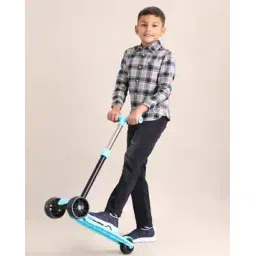 us polo assn. Boys Checked Regular Fit Shirt with Patch Pocket-picture-39