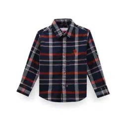 u.s. polo assn. Boys Checked Shirt with Spread Collar-picture-11