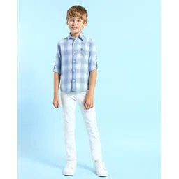 u.s. polo assn. Boys Checks Regular Fit Shirt-picture-43