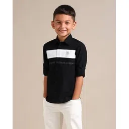 u.s. polo assn. Boys Colourblock Regular Fit Shirt-picture-28