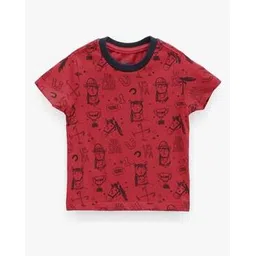 u.s. polo assn. Boys Graphic Print Regular Fit Round-Neck T-Shirt-picture-15