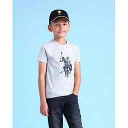 u.s. polo assn. Boys Logo Print Crew-Neck T-Shirt-picture-38