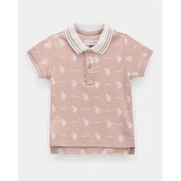 u.s. polo assn. Boys Logo Print Regular Fit Polo T-Shirt-picture-39