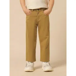 U.S. Polo Assn. Boys Mustard Cotton Trousers-picture-34