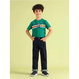 U.S. Polo Assn. Boys Navy Cotton Solid Jeans-picture-19