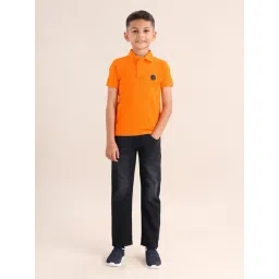 U.S. Polo Assn. Boys Orange Cotton Polos-picture-27