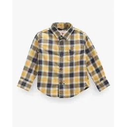 u.s. polo assn. Boys Plaid Check Regular Fit Shirt-picture-41