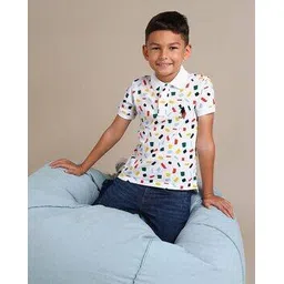 u.s. polo assn. Boys Printed Regular Fit Polo T-Shirt-picture-43