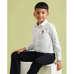 u.s. polo assn. Boys Printed Regular Fit Shirt-picture-25