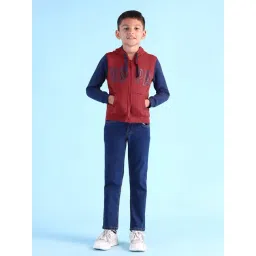 U.S. Polo Assn. Boys Red Cotton Digital Print Sweatshirt-picture-40