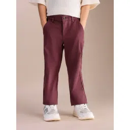 U.S. Polo Assn. Boys Red Cotton Trousers-picture-37