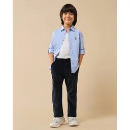 u.s. polo assn. Boys Slim Fit Flat Front Pants with Fly-Button Closure-picture-17