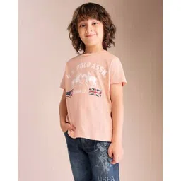 u.s. polo assn. Boys Typographic Print Regular Fit Crew-Neck T-Shirt-picture-30