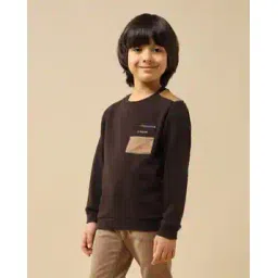 u.s. polo assn. Boys Typographic Print Regular Fit Round-Neck Sweatshirt-picture-38