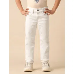 U.S. Polo Assn. Boys White Cotton Jeans-picture-18