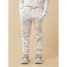 U.S. Polo Assn. Boys White Cotton Printed Joggers-picture-21