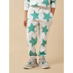 U.S. Polo Assn. Boys White Cotton Printed Joggers-picture-24