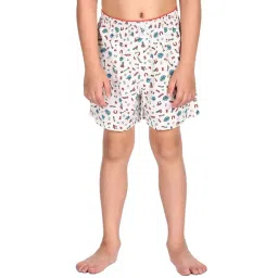 U.S. Polo Assn. Boys White Printed Shorts-picture-40