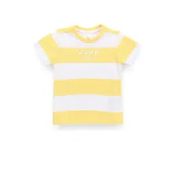U.S. Polo Assn. Boys Yellow & White Striped T-Shirt-picture-29