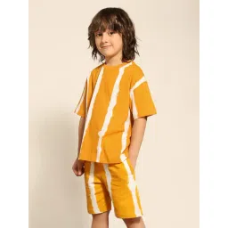 U.S. Polo Assn. Boys Yellow Cotton Striped T-Shirts-picture-44