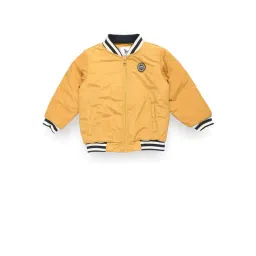 U.S. Polo Assn. Boys Yellow Solid Full Sleeves Bomber Jacket-picture-44