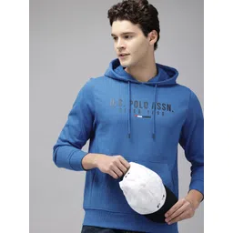 U.S. Polo Assn. Brand Logo Printed Hooded Sweatshirt-picture-40