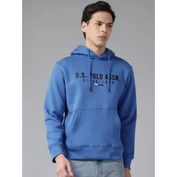 U.S. Polo Assn. Brand Logo Printed Hooded Sweatshirt-picture-24