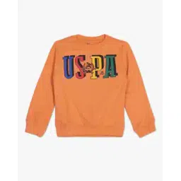u.s. polo assn. Brand Print Crew-Neck Sweatshirt-picture-23