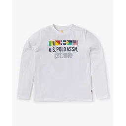 u.s. polo assn. Brand Print Crew-Neck T-Shirt-picture-29